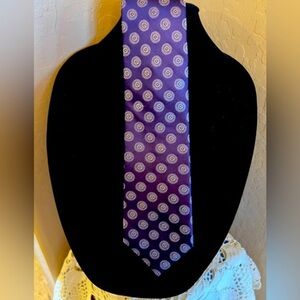 Burma Bieas Men's 100% Silk Purple Neck Tie Modern Classic Silk
